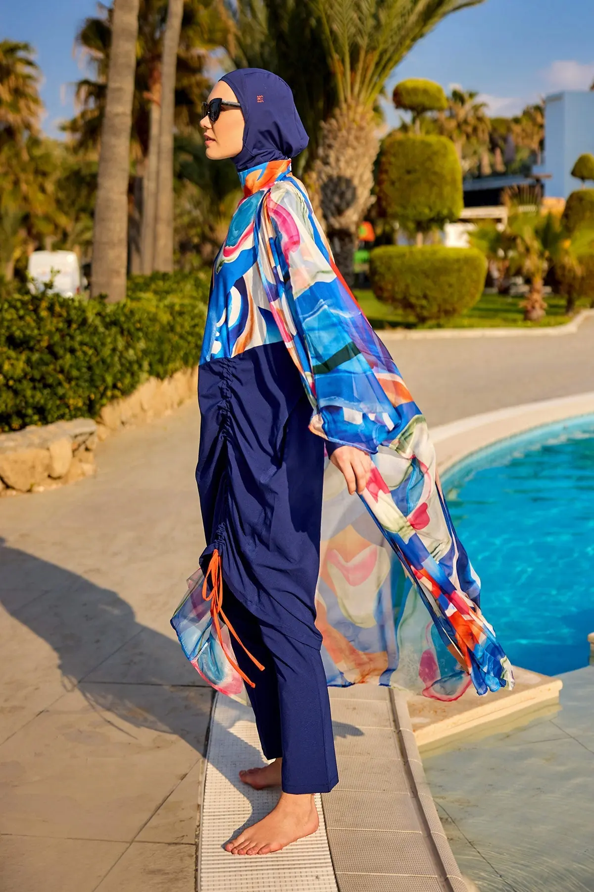 Marina Silk-Touch Kimono - Multicolor, photo 3