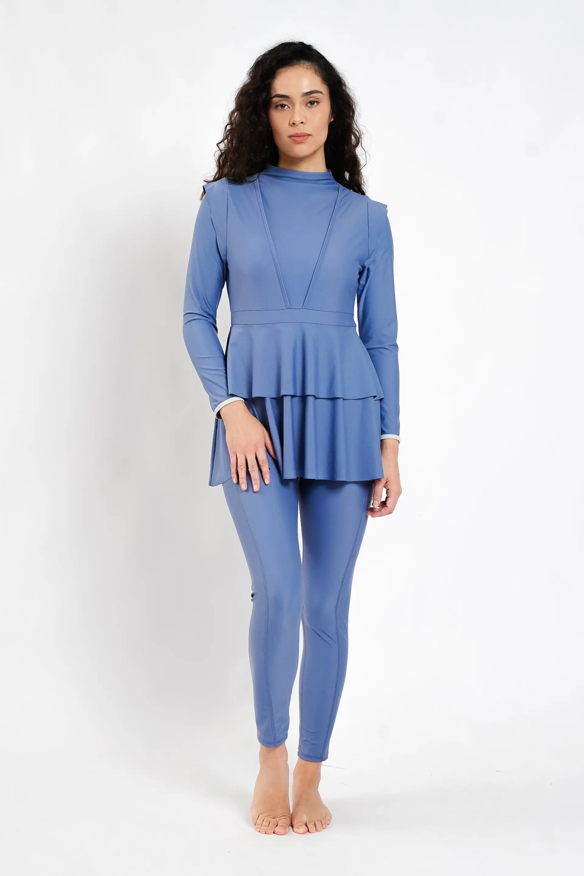 Serena Swim Dress - Azure