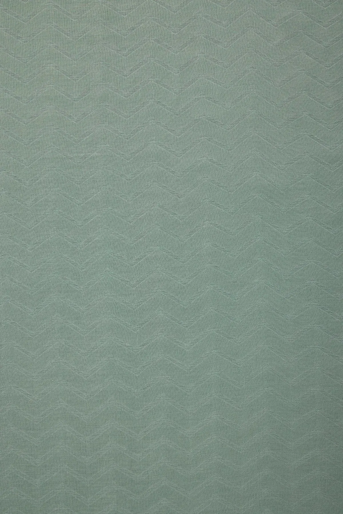 NOA SOFT Zigzag Pattern Shawl – Soft Green, photo 4