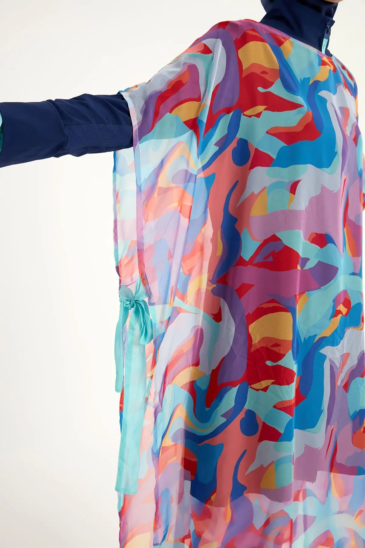 Marina Oversize Pareo - Multicolor Printed, photo 6