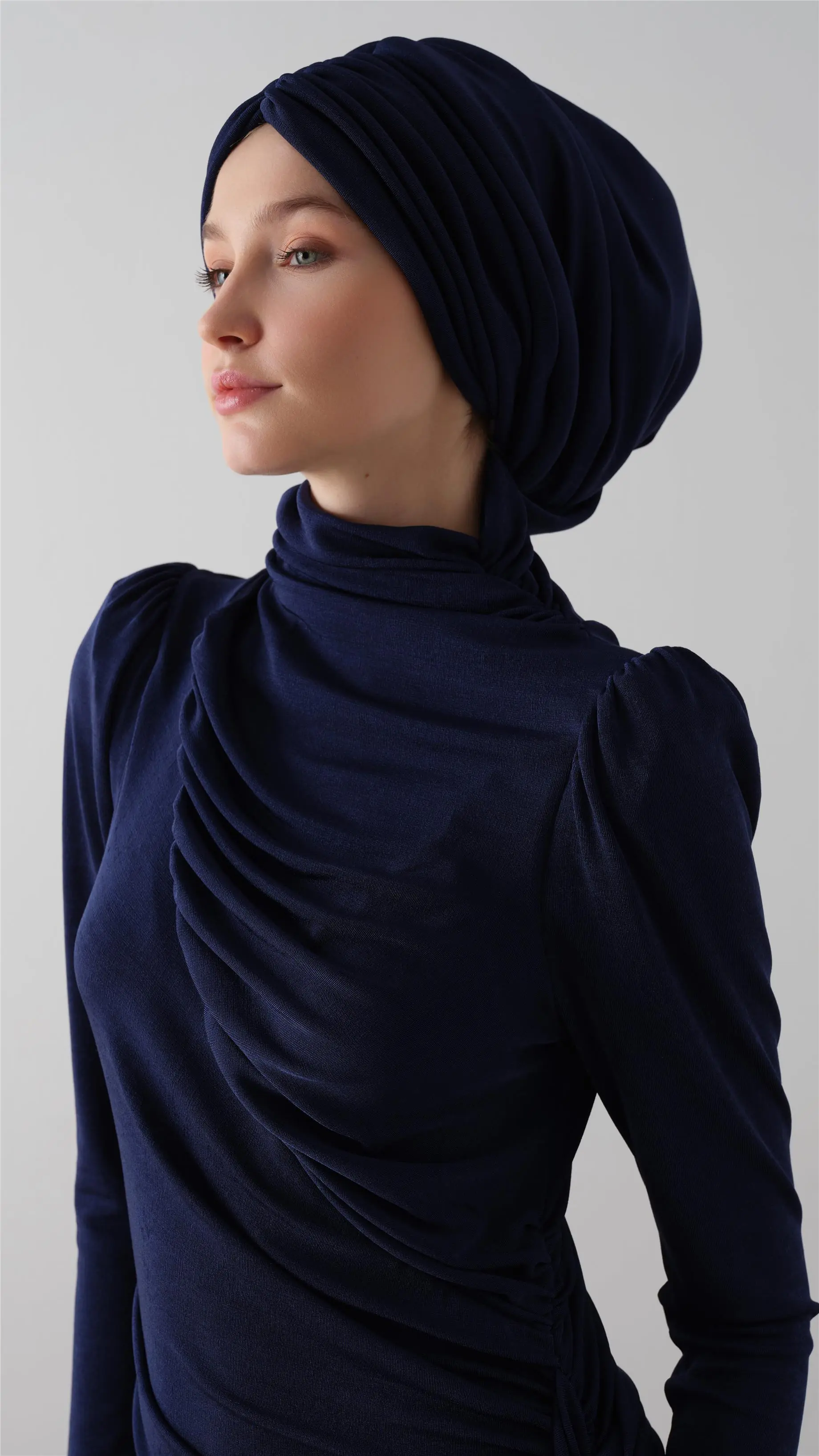 BUZZY DRAPE BONE Lacivert, photo 2