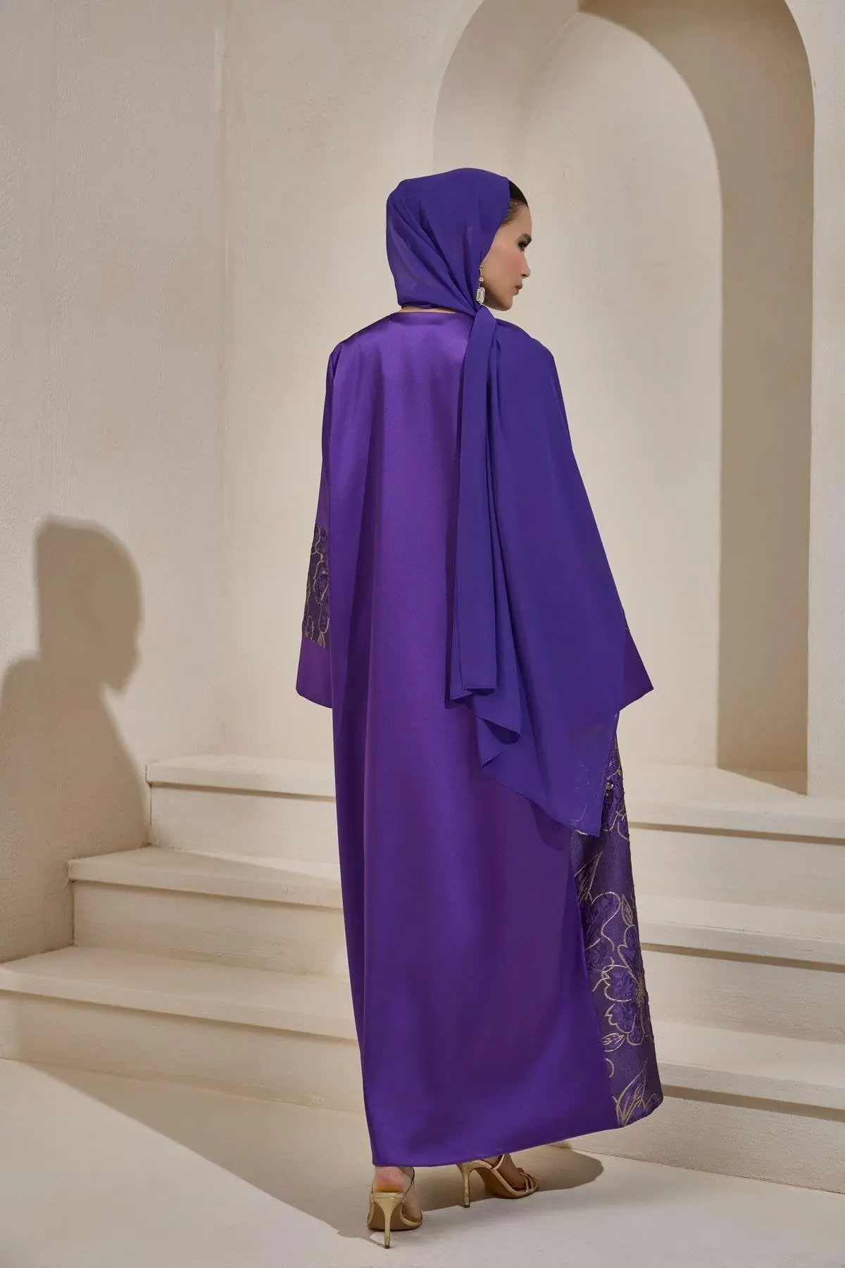 Vera Abaya Set Purple, photo 4