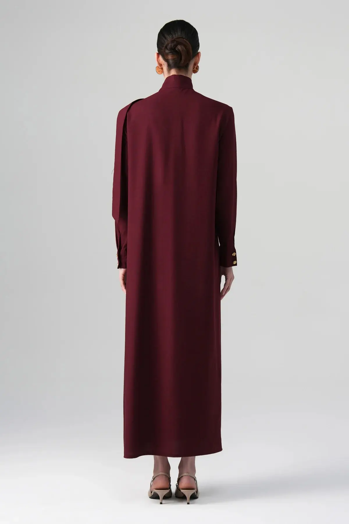 Mina Shirt Dress – Bordeaux, photo 7