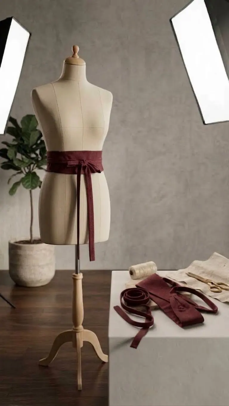 SEMA — Crêpe Obi Wrap Belt, photo 3
