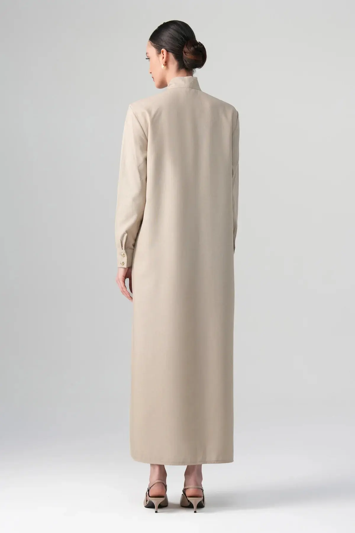 Mina Shirt Dress – Beige, photo 7