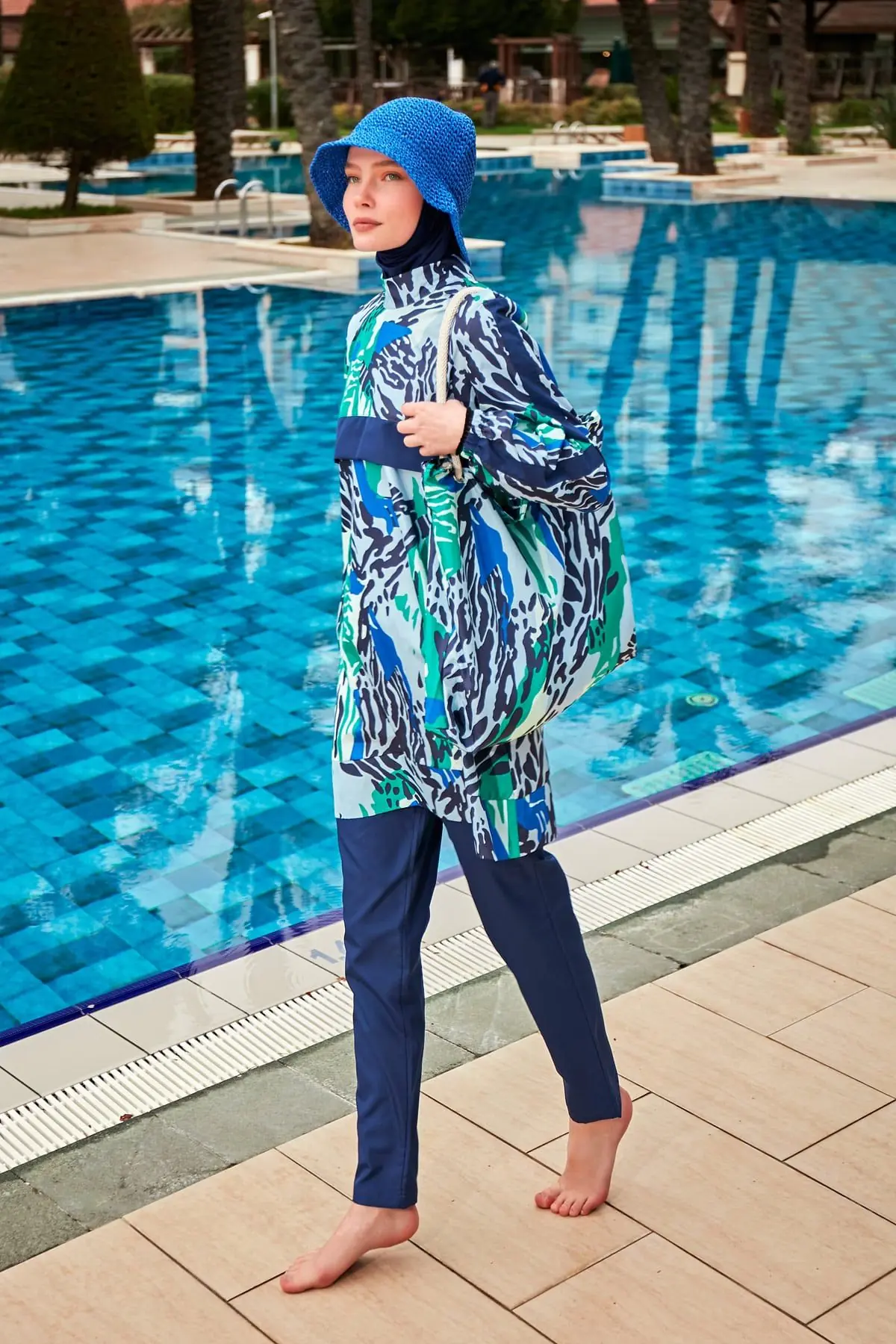Colourful Burkini Modest Swimwear R2408, photo 2