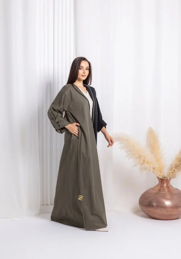 Black Green Abaya, photo 4