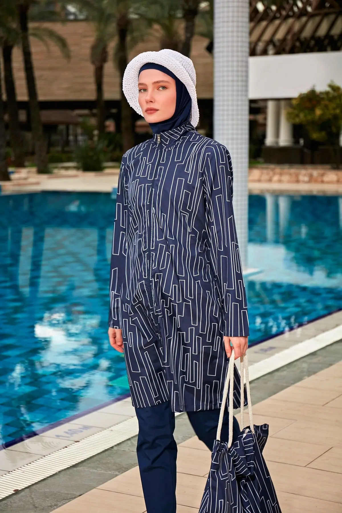 Colourful Burkini Modest Swimwear R2402, photo 2