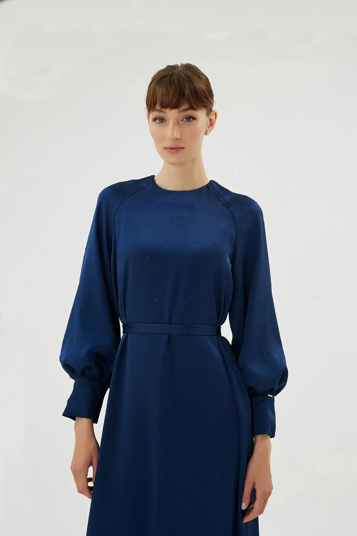 Eliza Embellished Dress – Navy, photo 2