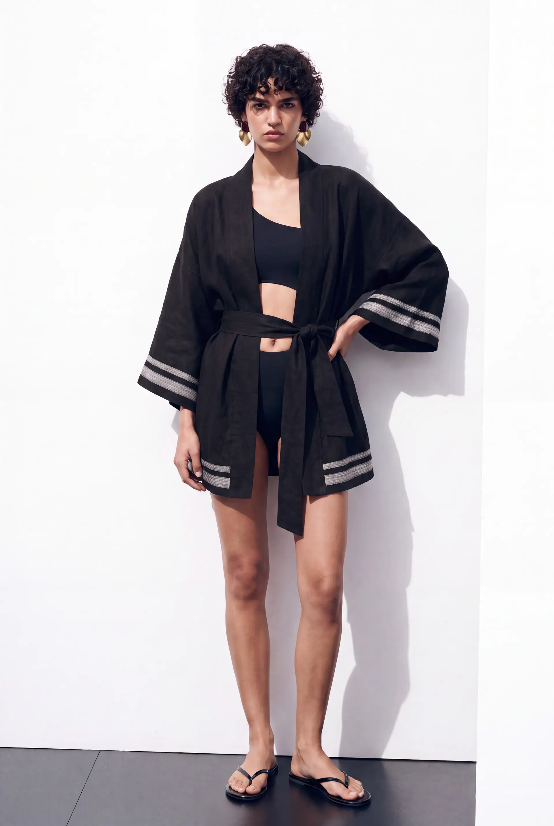 Quinn 100% Linen Kimono, photo 3
