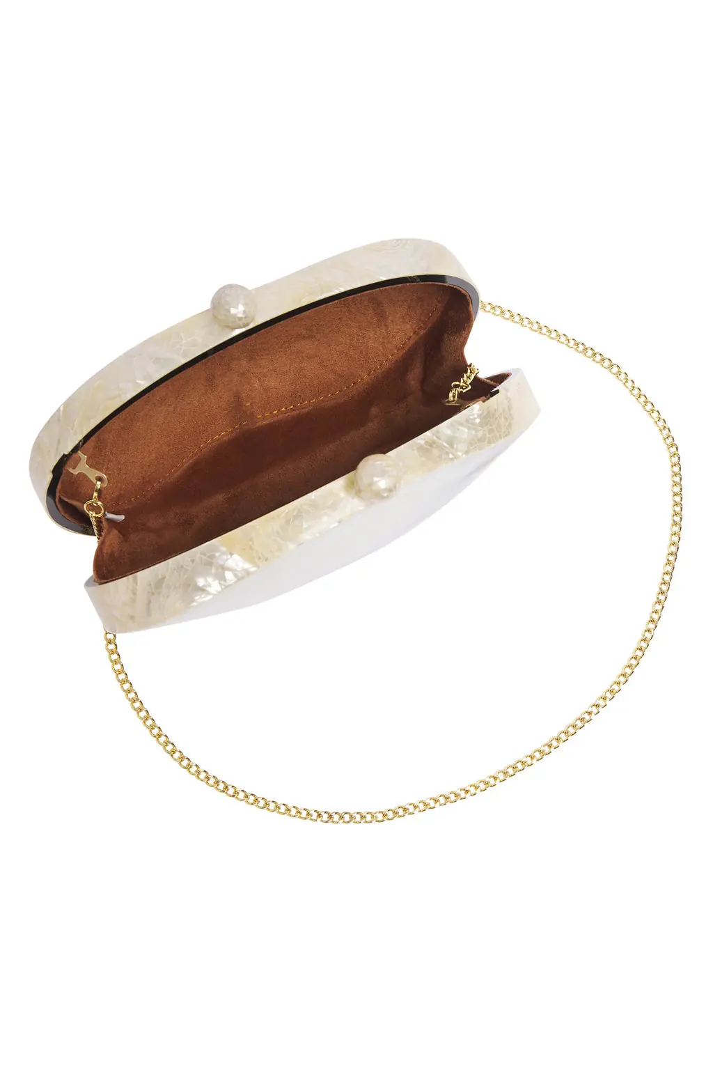 Lustre Clutch Bag - White, photo 3