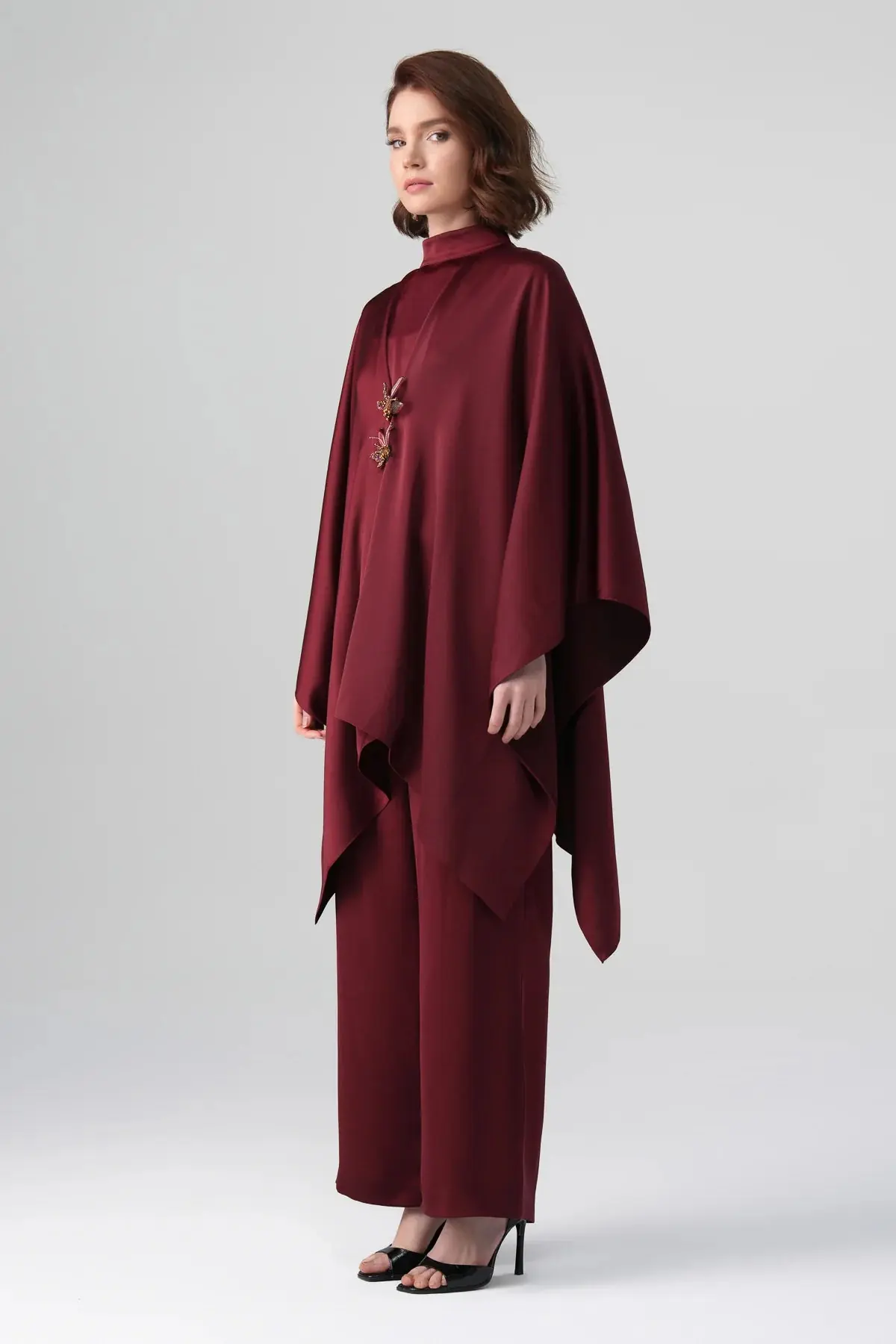 Tierra Poncho Set – Bordeaux, photo 6