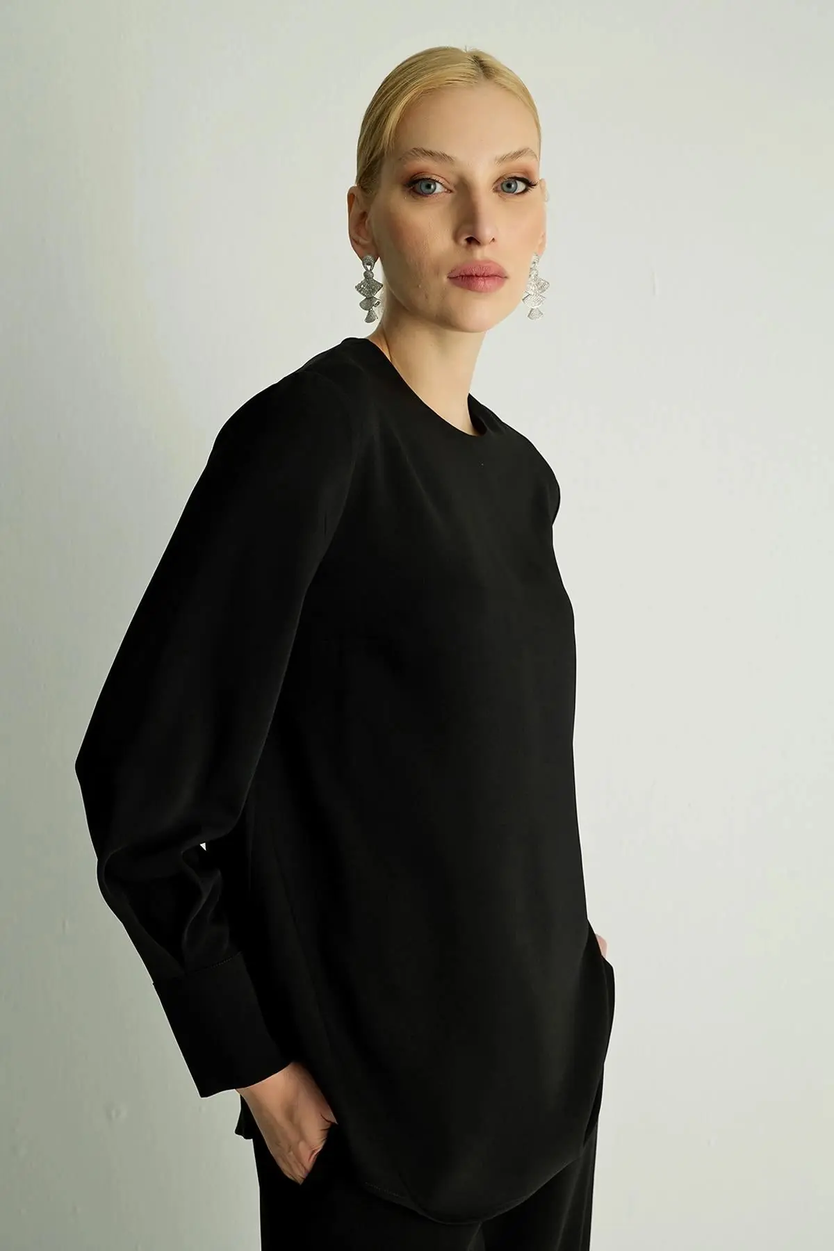 Pure Blouse – Black, photo 3
