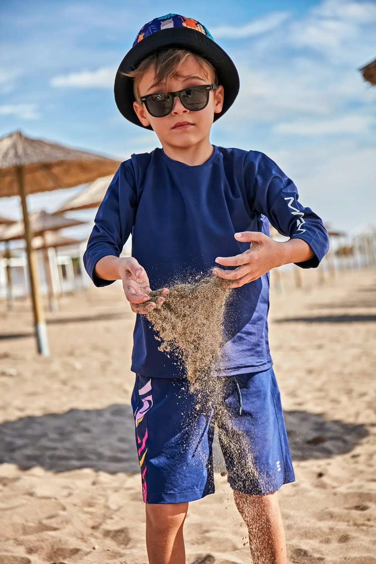 Navy Boys Shorts B2434, photo 4