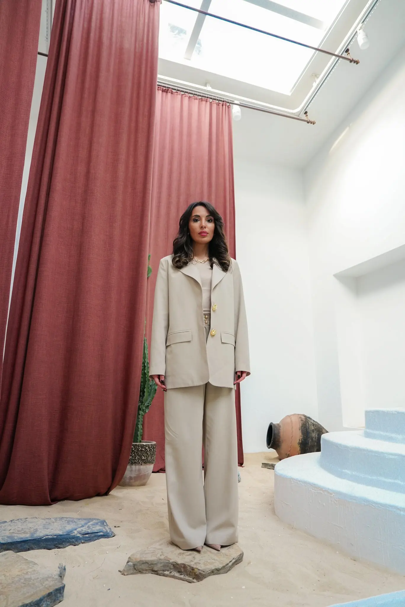 Elara Modal Suit Set – Beige, photo 5