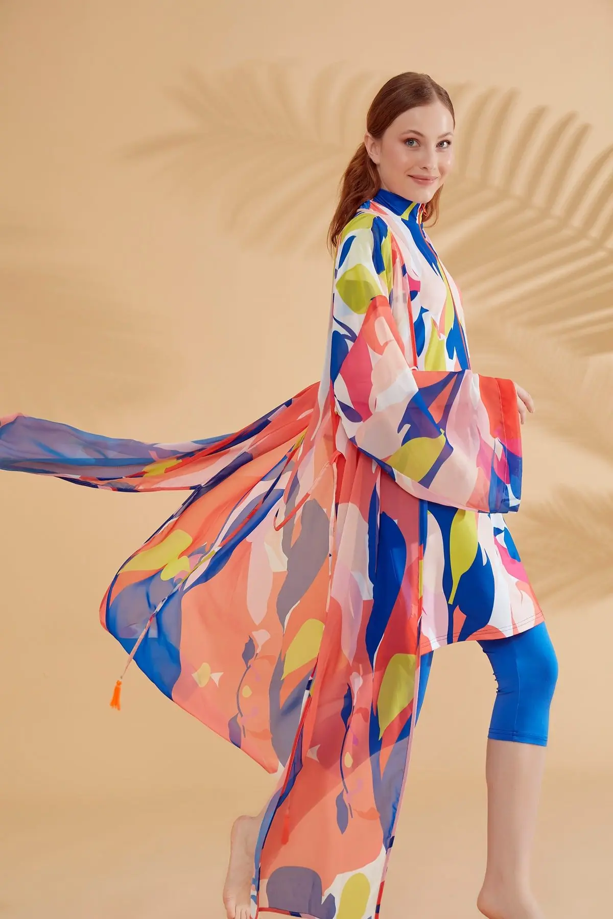 Colourful Pareo Kimono P2330, photo 4