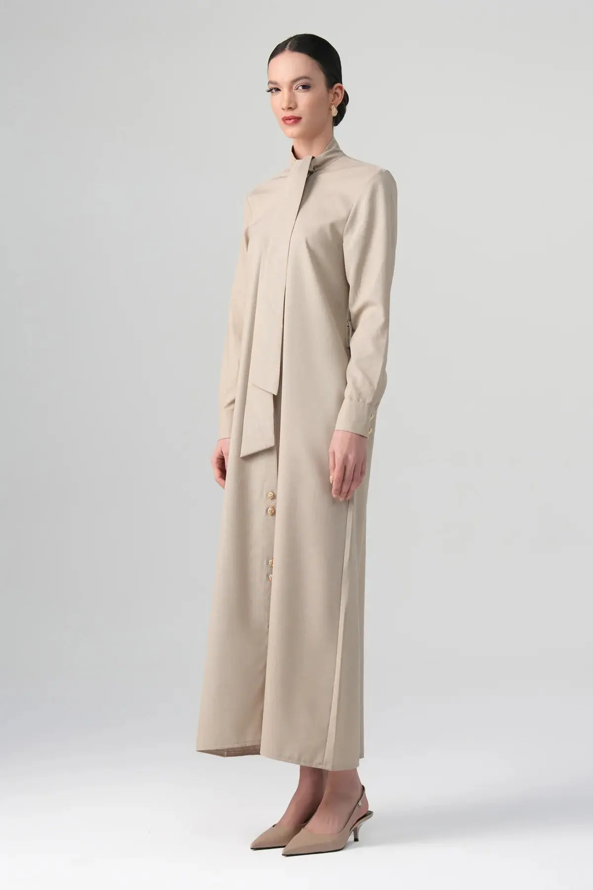 Mina Shirt Dress – Beige, photo 6