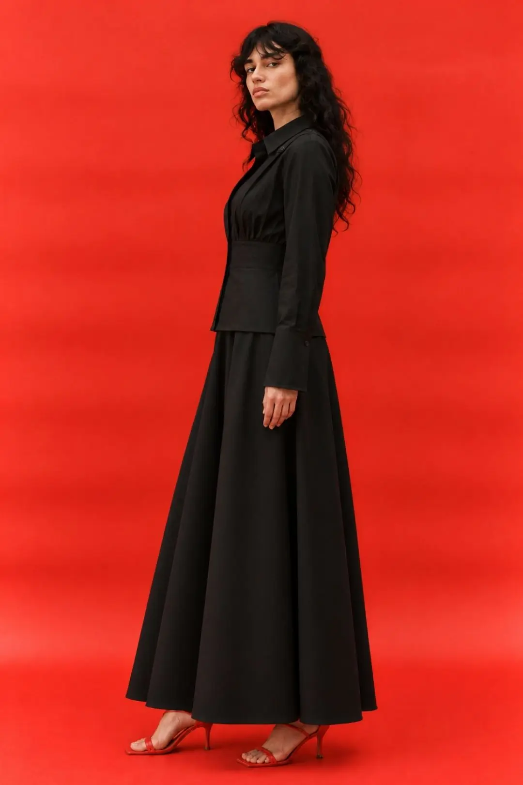 SERENE LINE Black Maxi Dress, photo 4