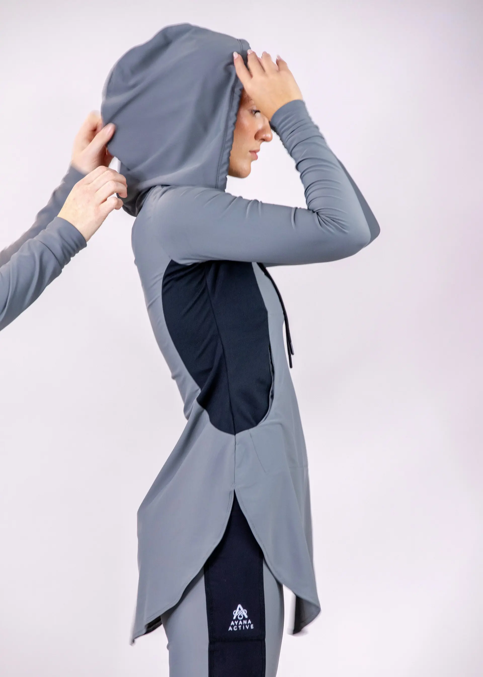 Anna Hooded Performance Tunic - Mindful / Noir, photo 3