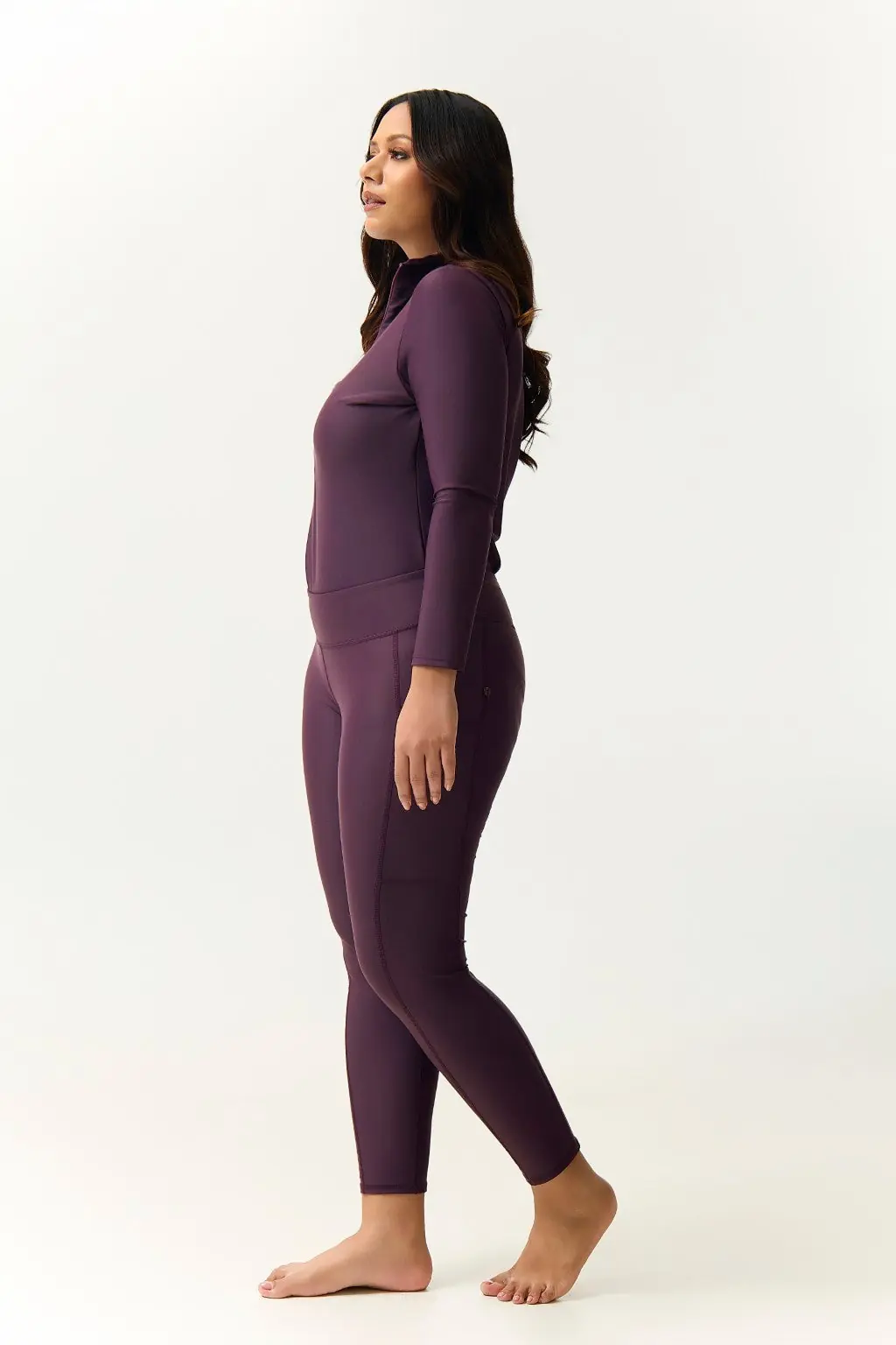 Amal Bodysuit - Plum, photo 5