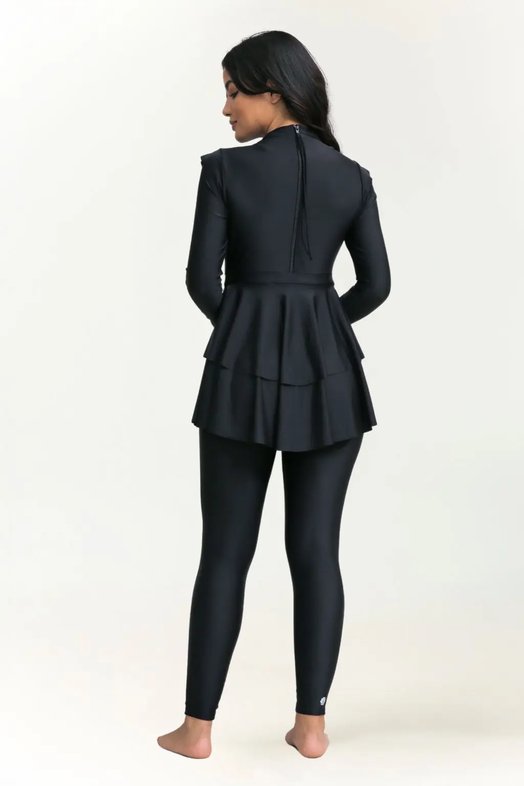 Serena Swim Dress - Black, photo 4