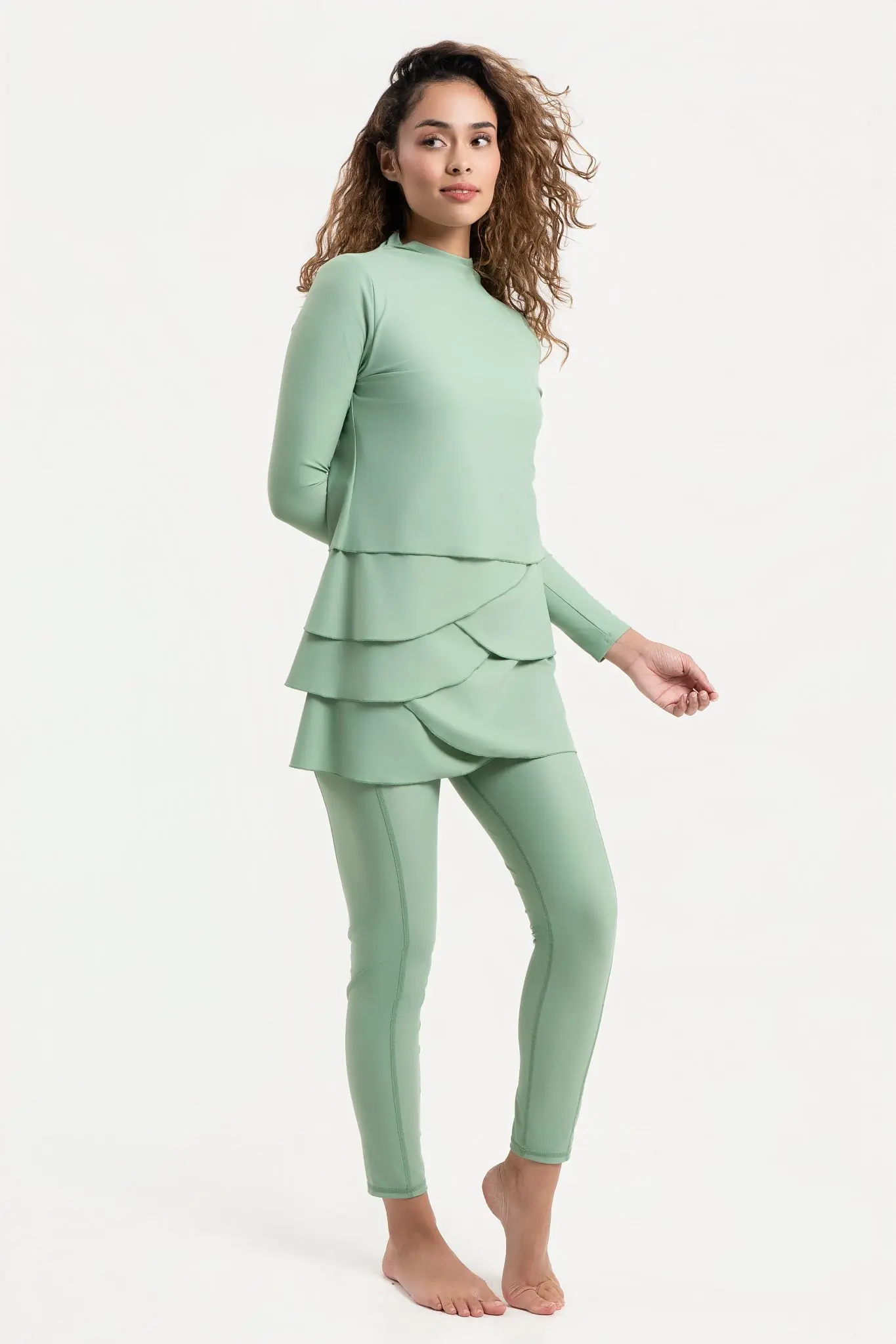 Lula Swim Dress - Sage, photo 4