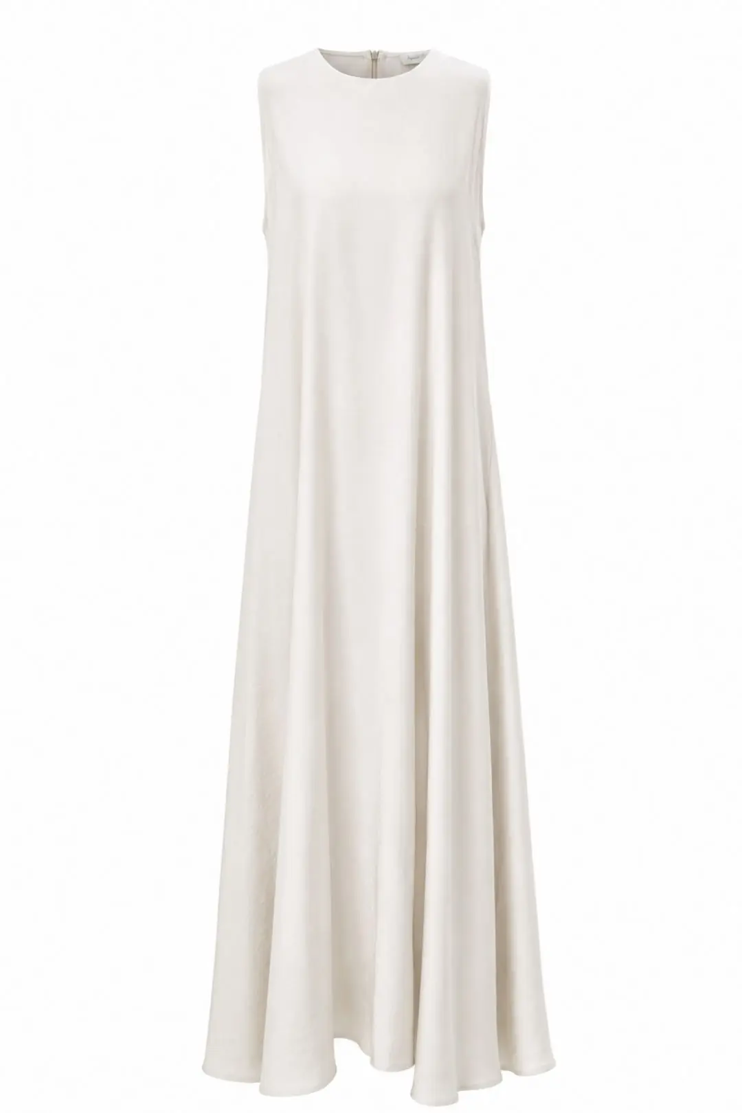 Sleeveless A-Line Maxi Dress – Off-White, photo 2