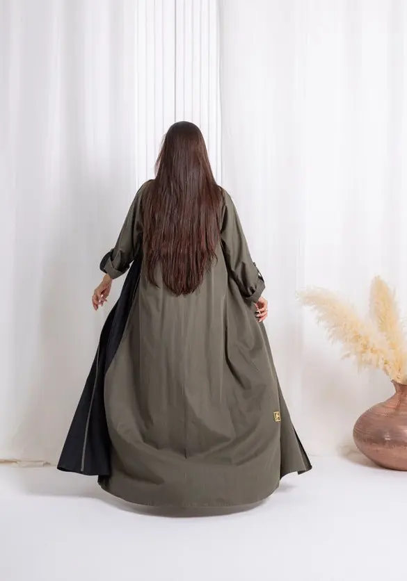 Black Green Abaya, photo 7