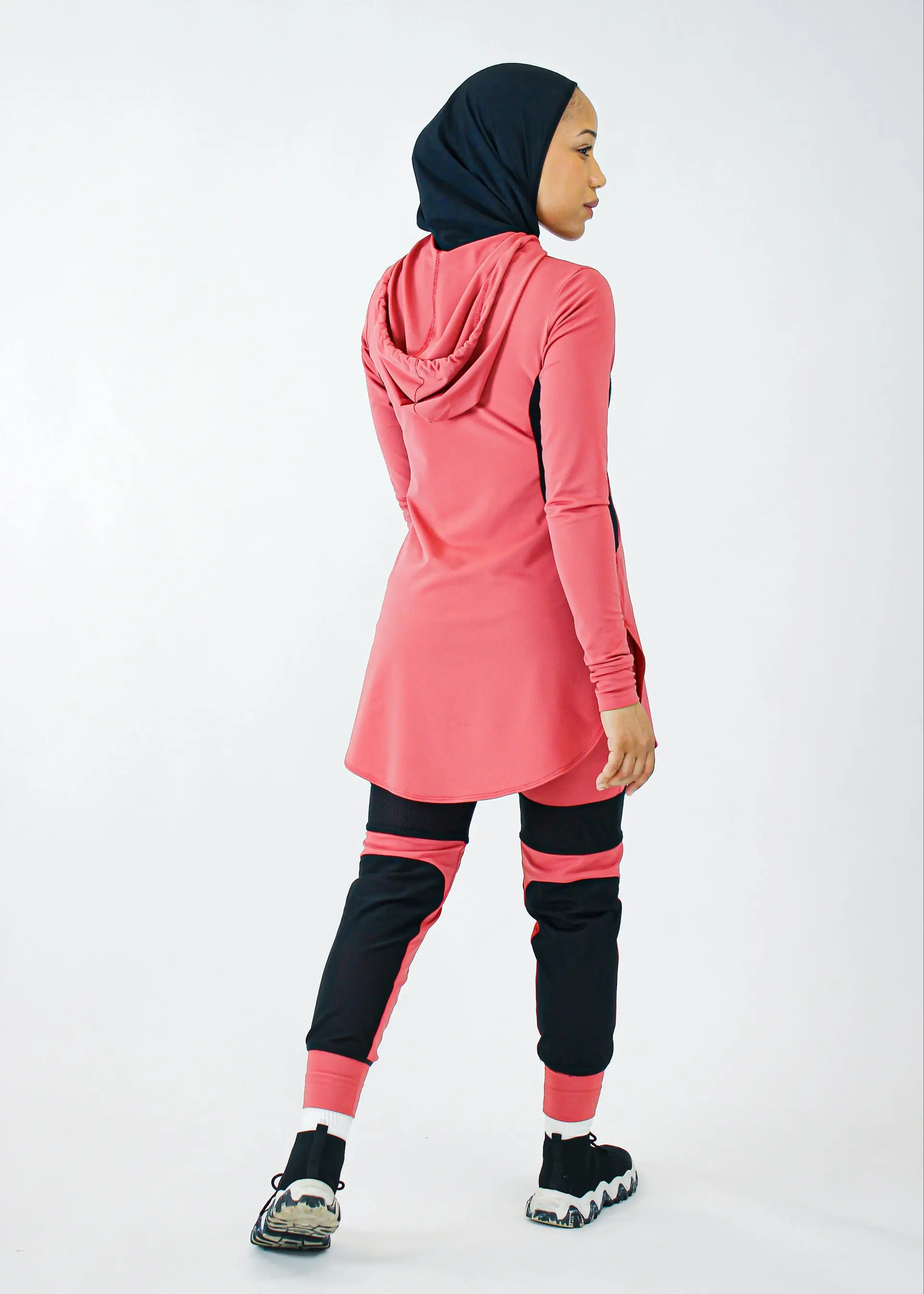 Amal Slim Performance Pants – Blaze / Noir, photo 5
