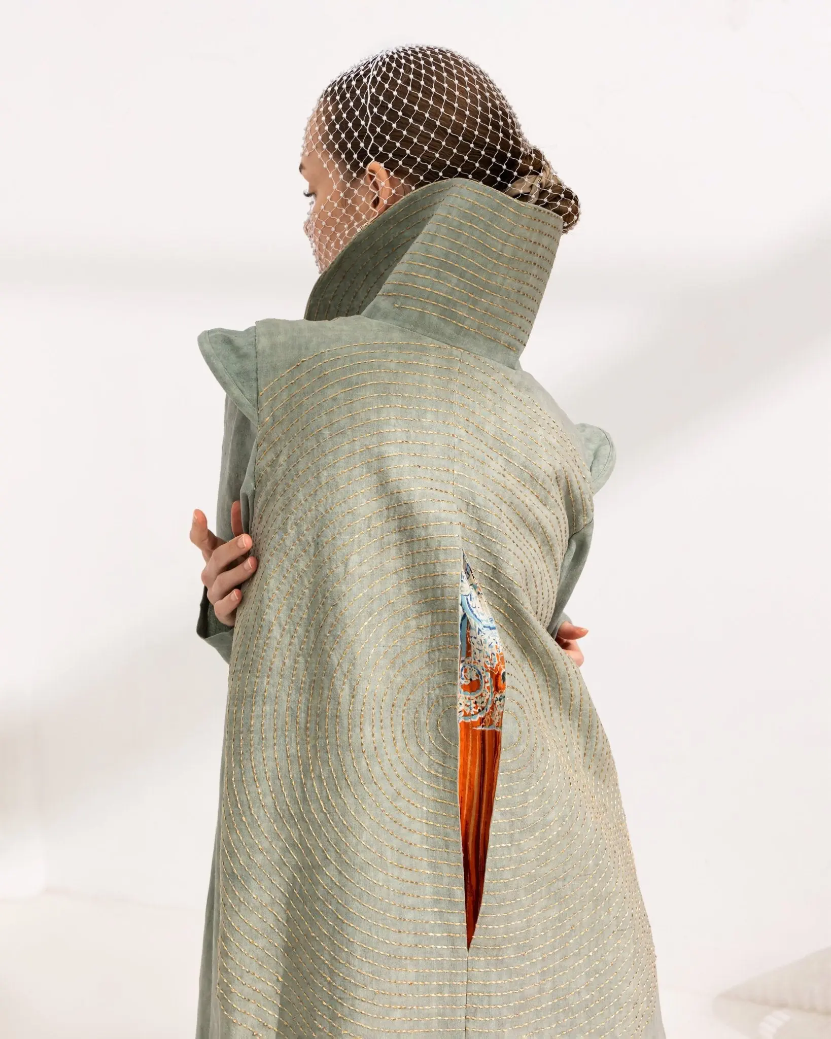Sukoon — Hifāz Kantha Linen Jacket, photo 3