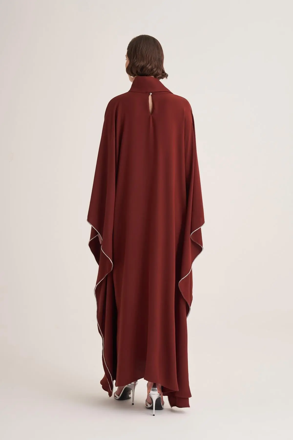 Lilah Evening Kaftan – Terracotta, photo 3