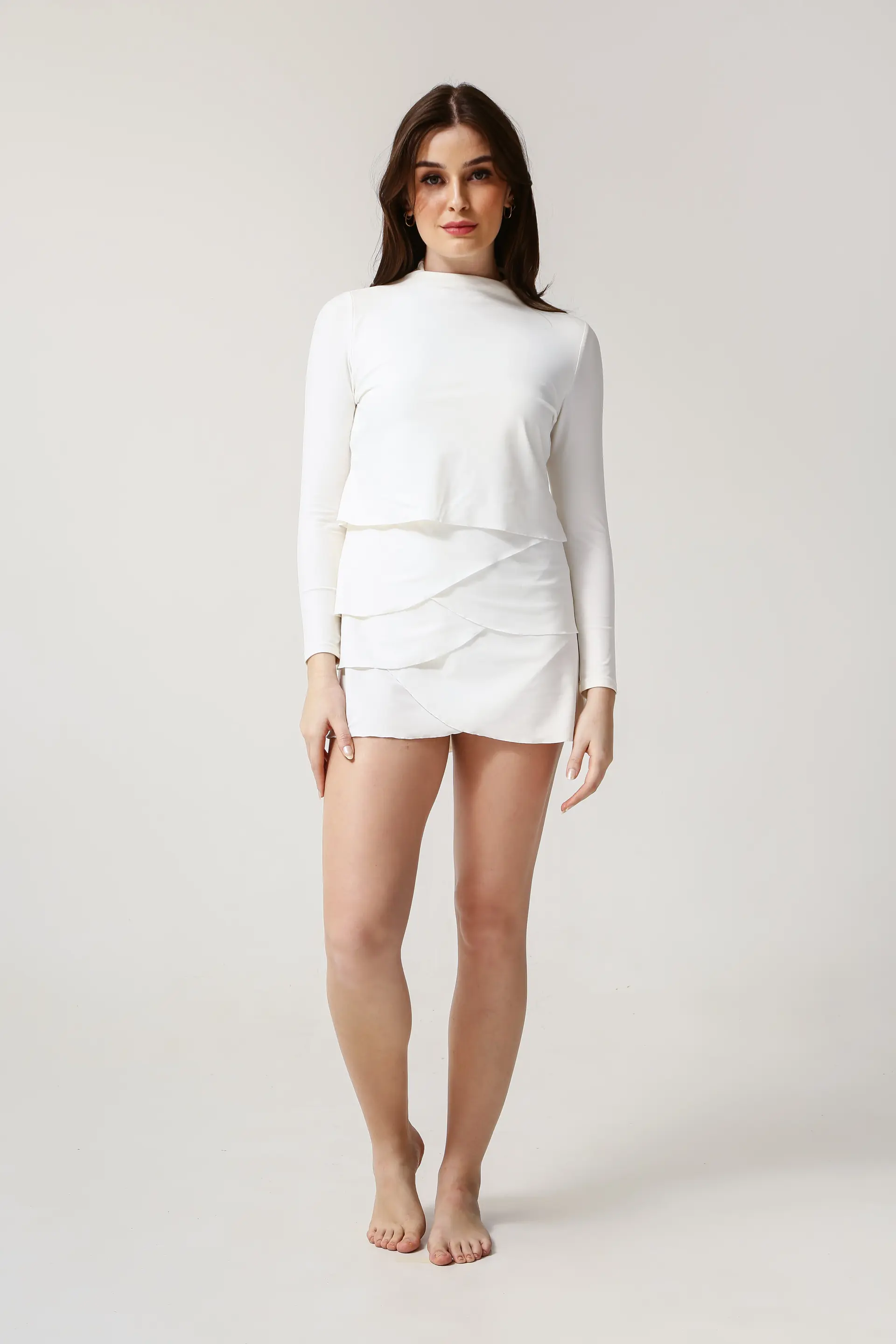 Lula Swim Dress - White, photo 2