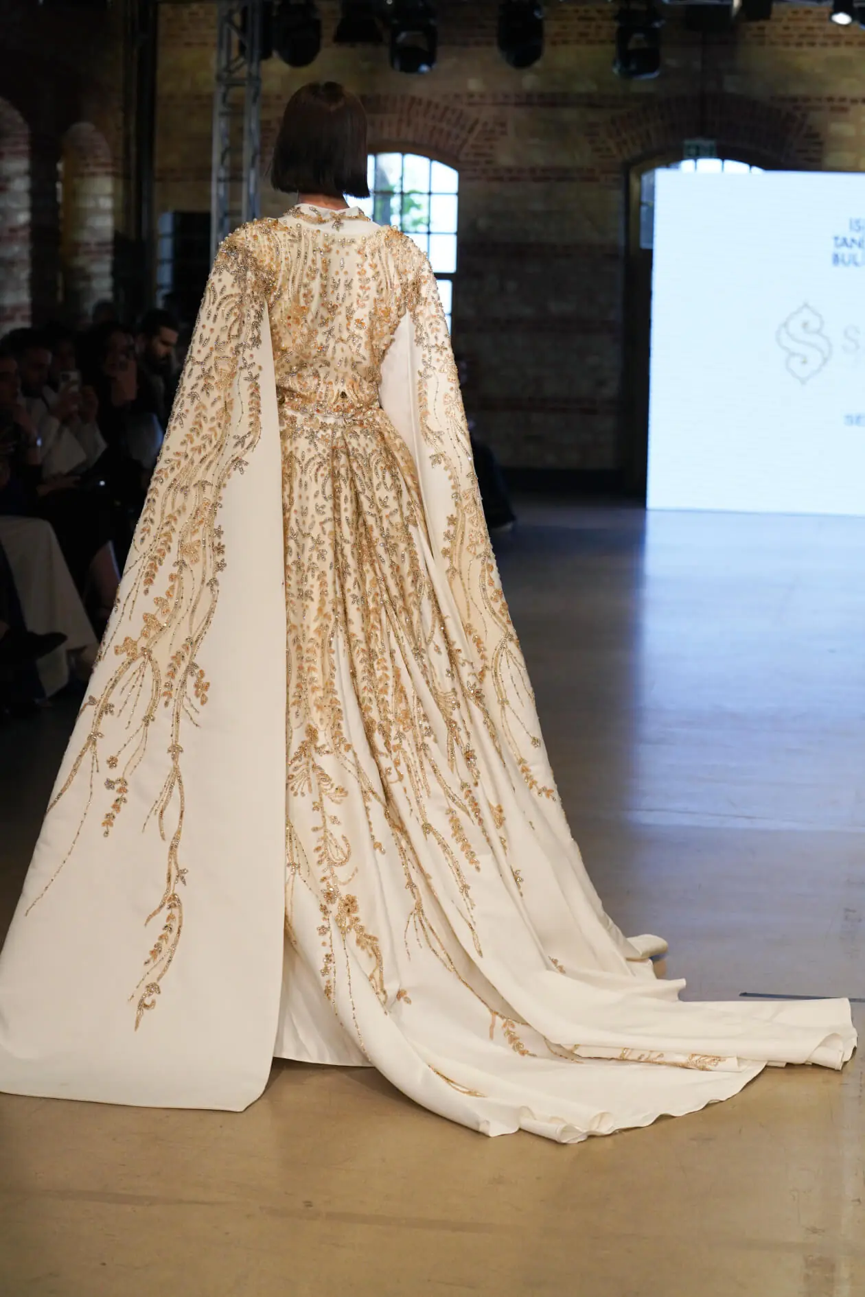 Phoenix Rise Balcanian Couture Gown – White, photo 2