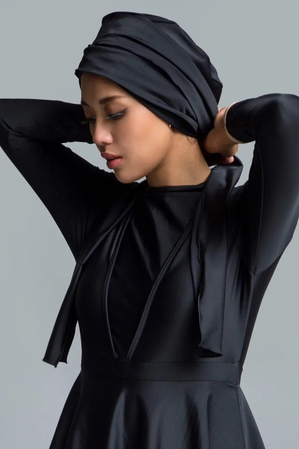 Self-tie Turban - Black, photo 5