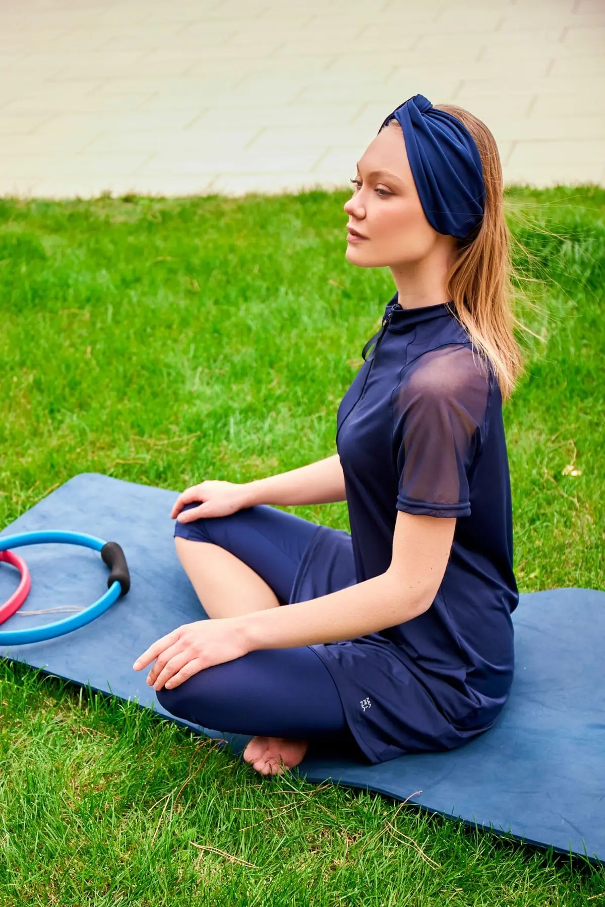 Lycra Navy Burkini Modest Swimwear M2449, photo 4