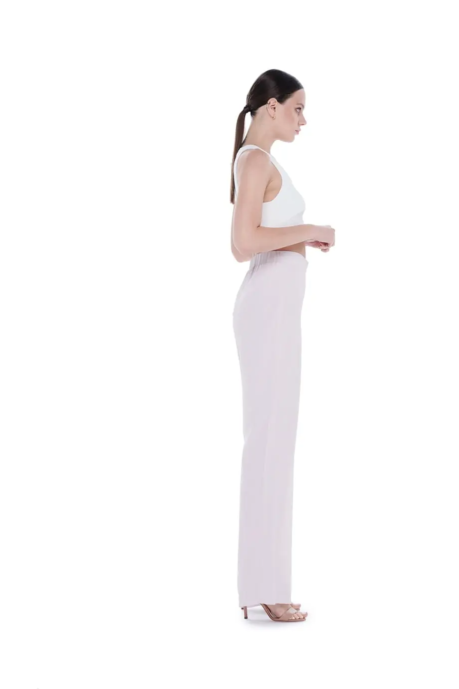Budva Wide-Leg Trousers – Pink, photo 2