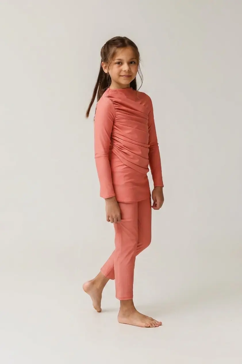 Diana Kids Two Piece Swimwear - Coral, photo 2