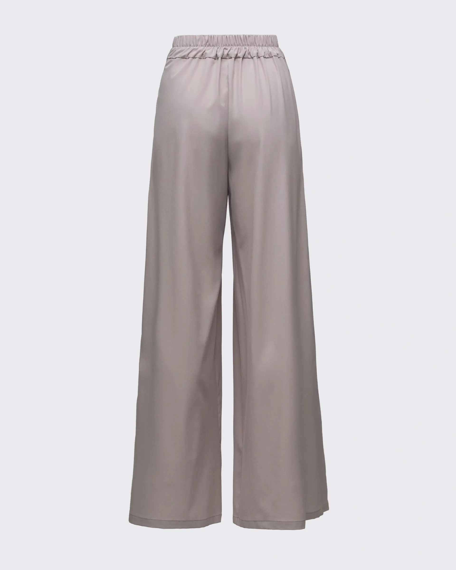 Pile Detaylı Geniş Paça Pantolon - Vizon, photo 3