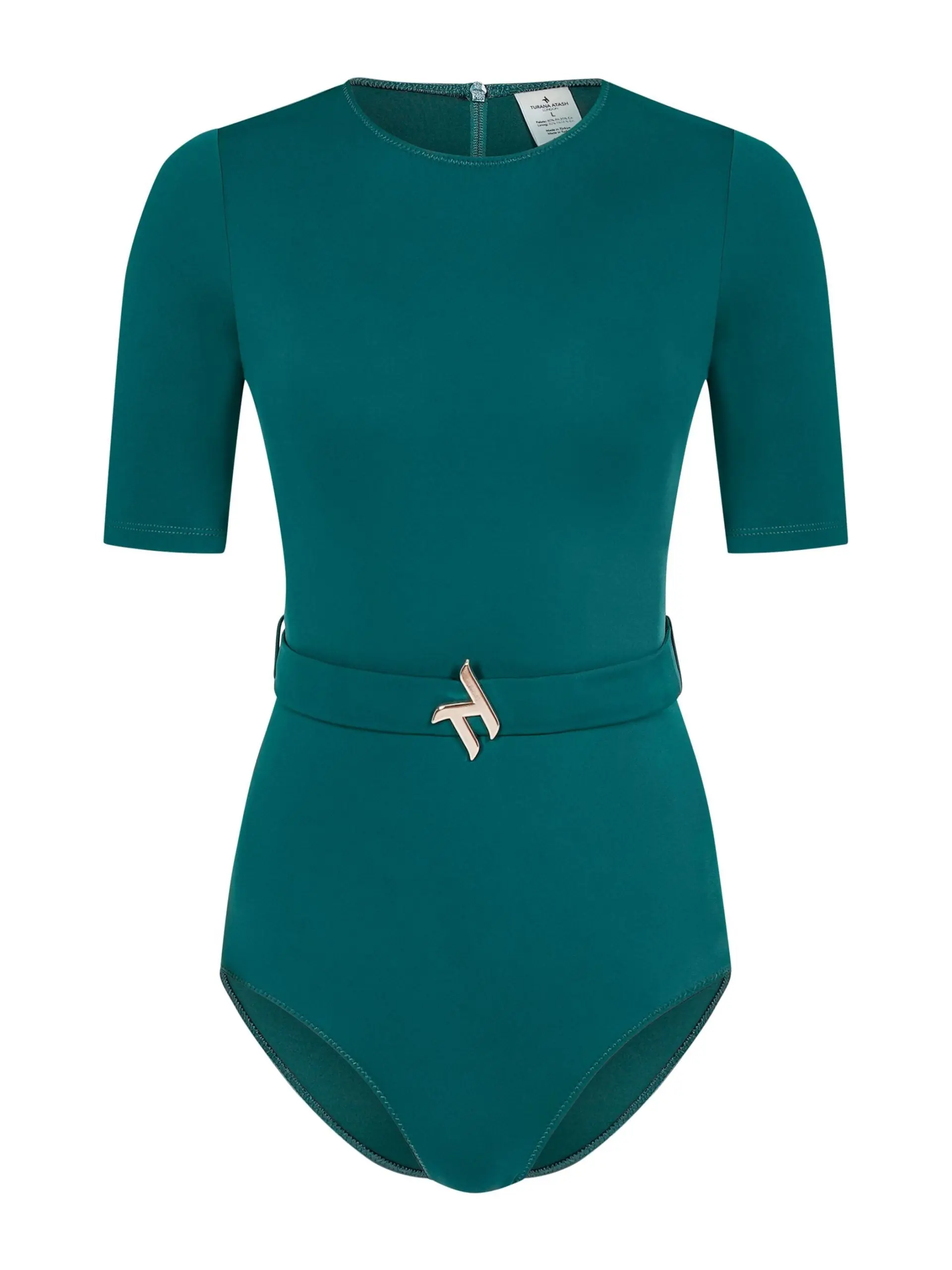 Rania Dark Green Swimming Top