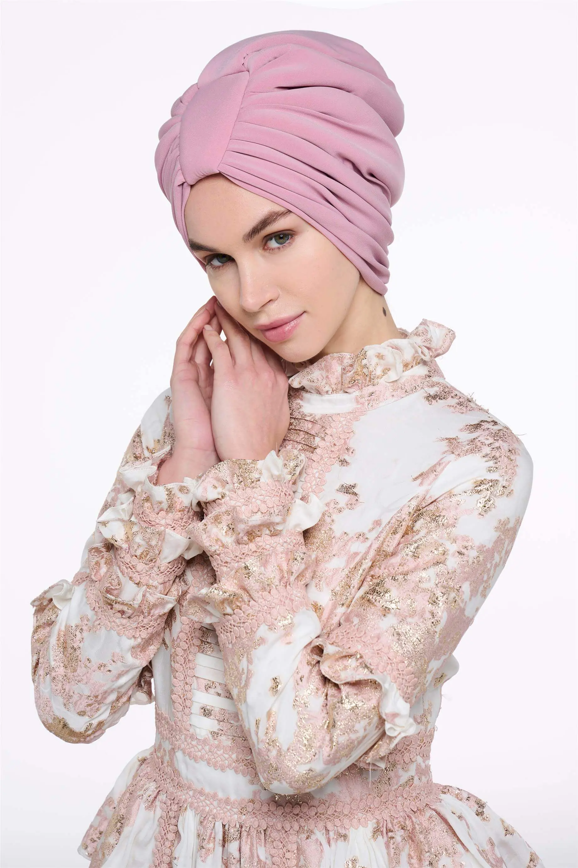 Dusty Rose Handle-Style Design Bonnet, photo 2