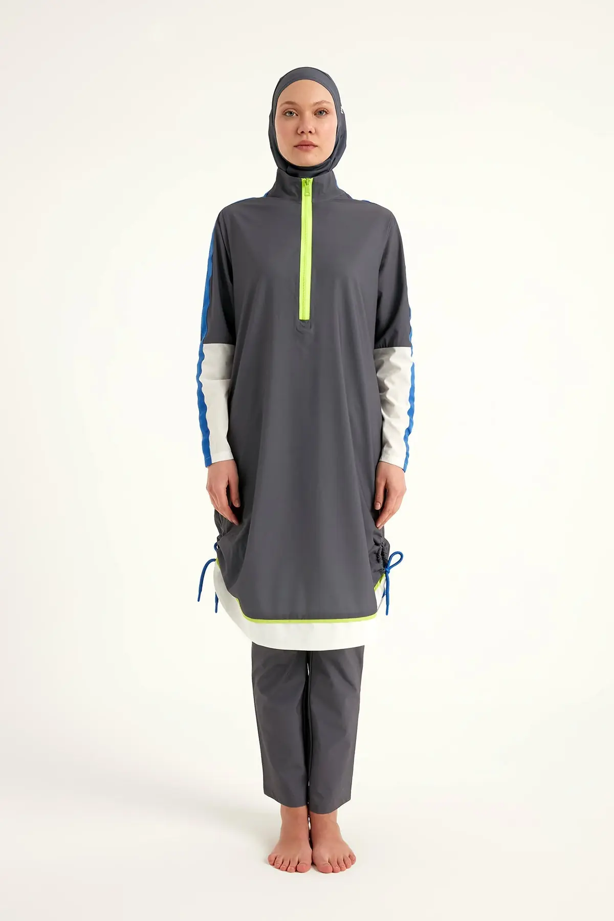 Full Coverage Modest Swimwear Burkini Set - Fume, photo 6