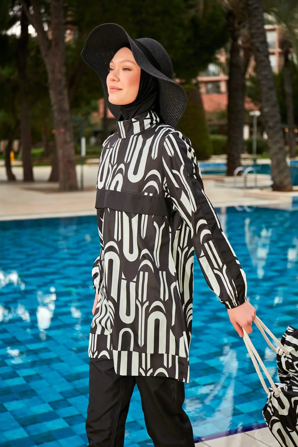 Colourful Burkini Modest Swimwear R2412, photo 4