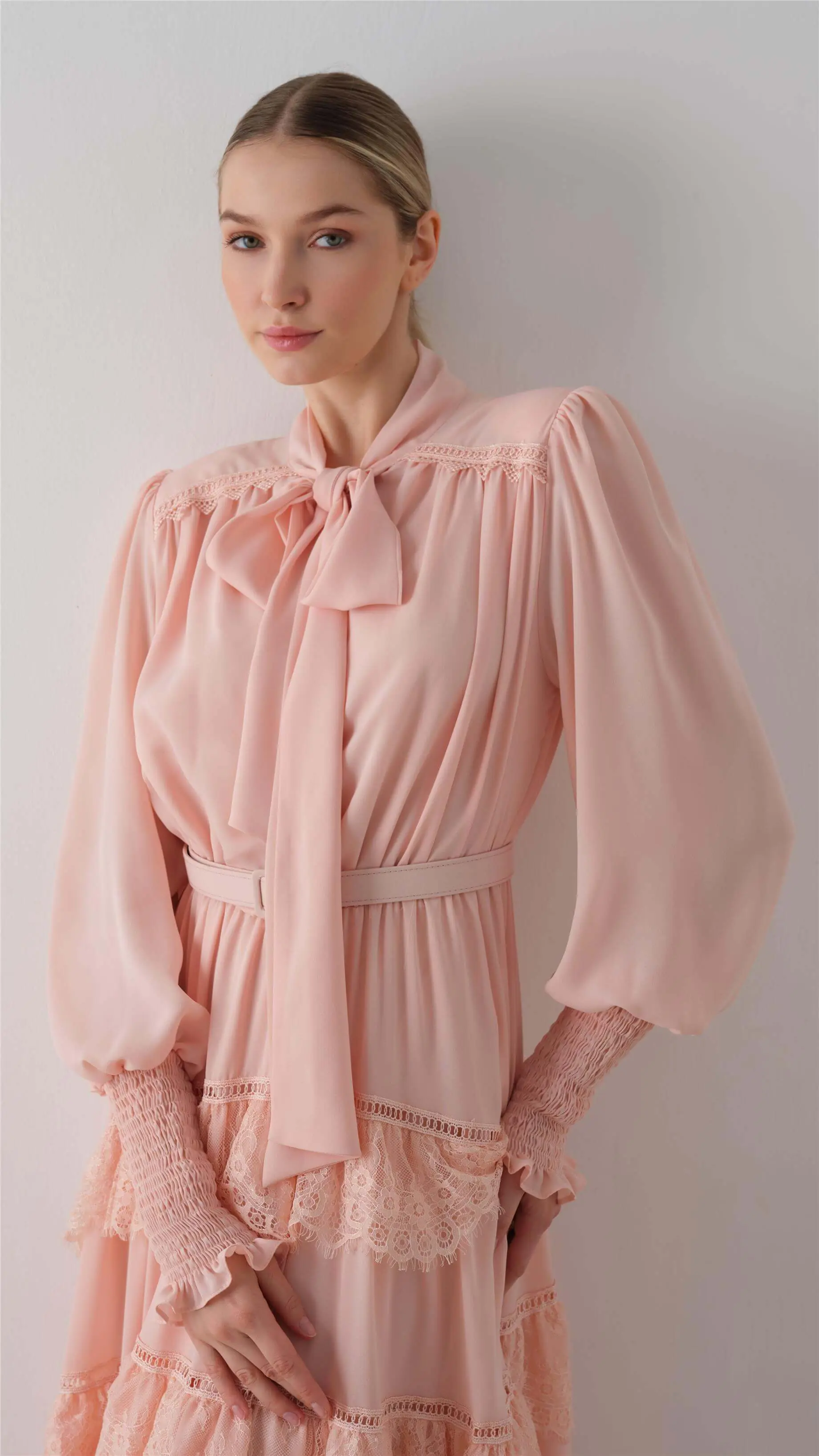Tiered Ruffle Maxi Dress – Powder, photo 6