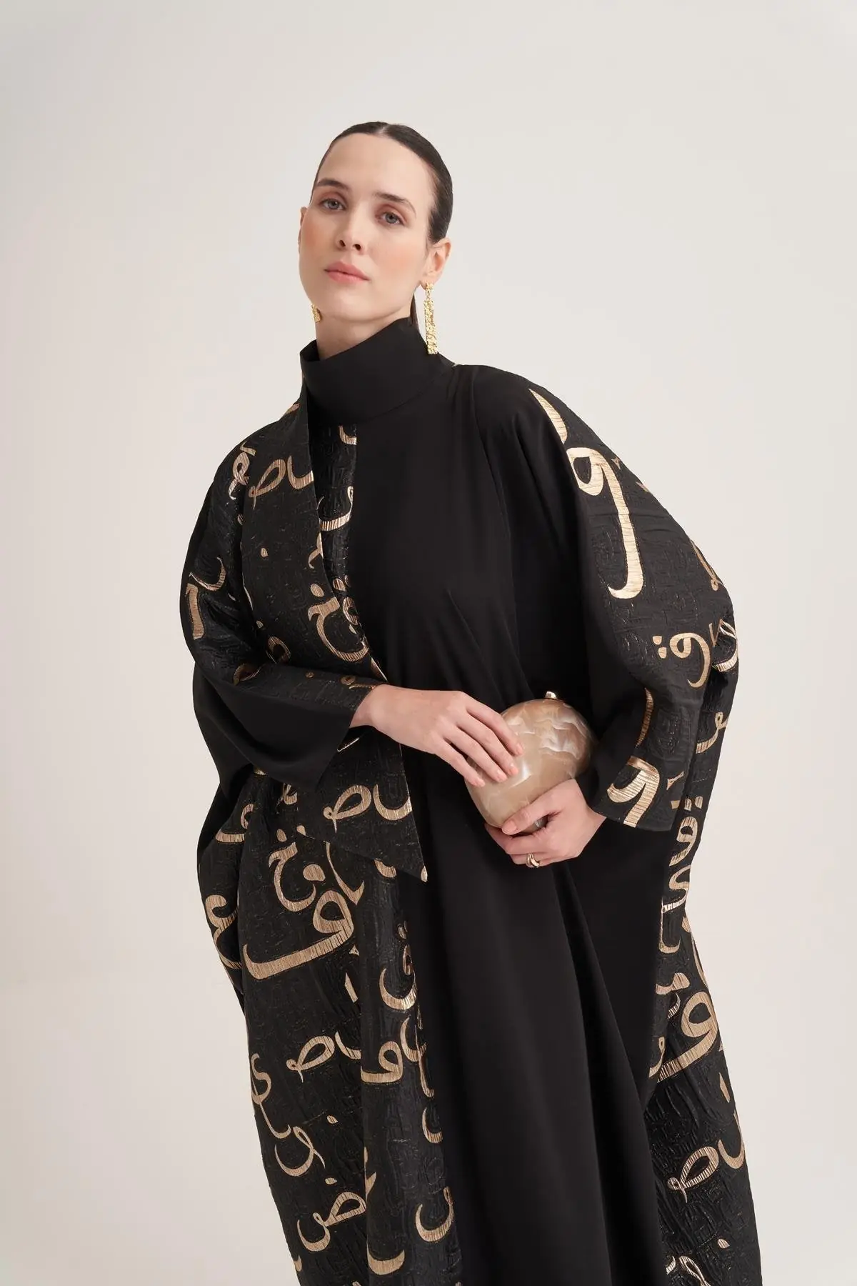 Hilal Evening Kaftan – Black, photo 2