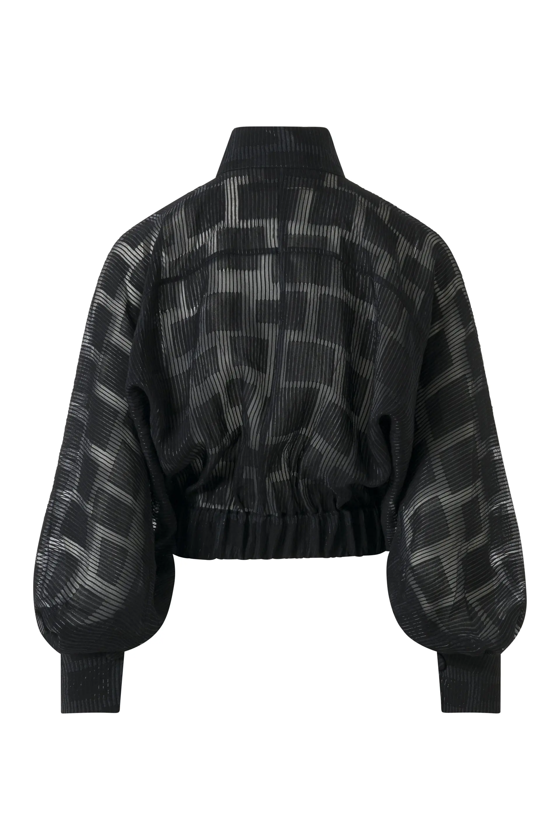 Violaine Blouse Transparent Checkered Texture, photo 5