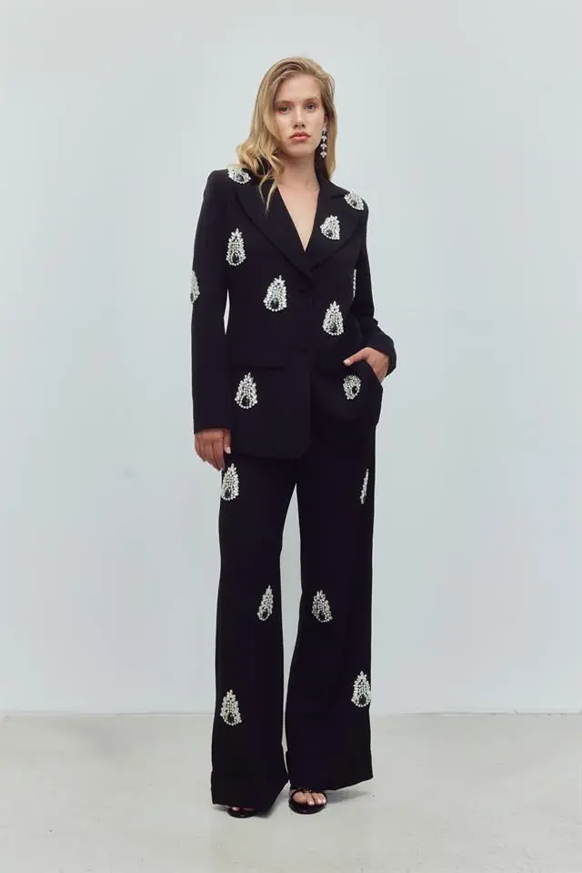 Diamond Queen Embellished Set – Black, photo 2
