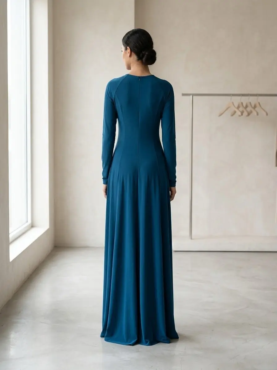 MASAR — Raglan Jersey Dress

Available in Black, Maroon, Dark Blue and Teal Blue, photo 8
