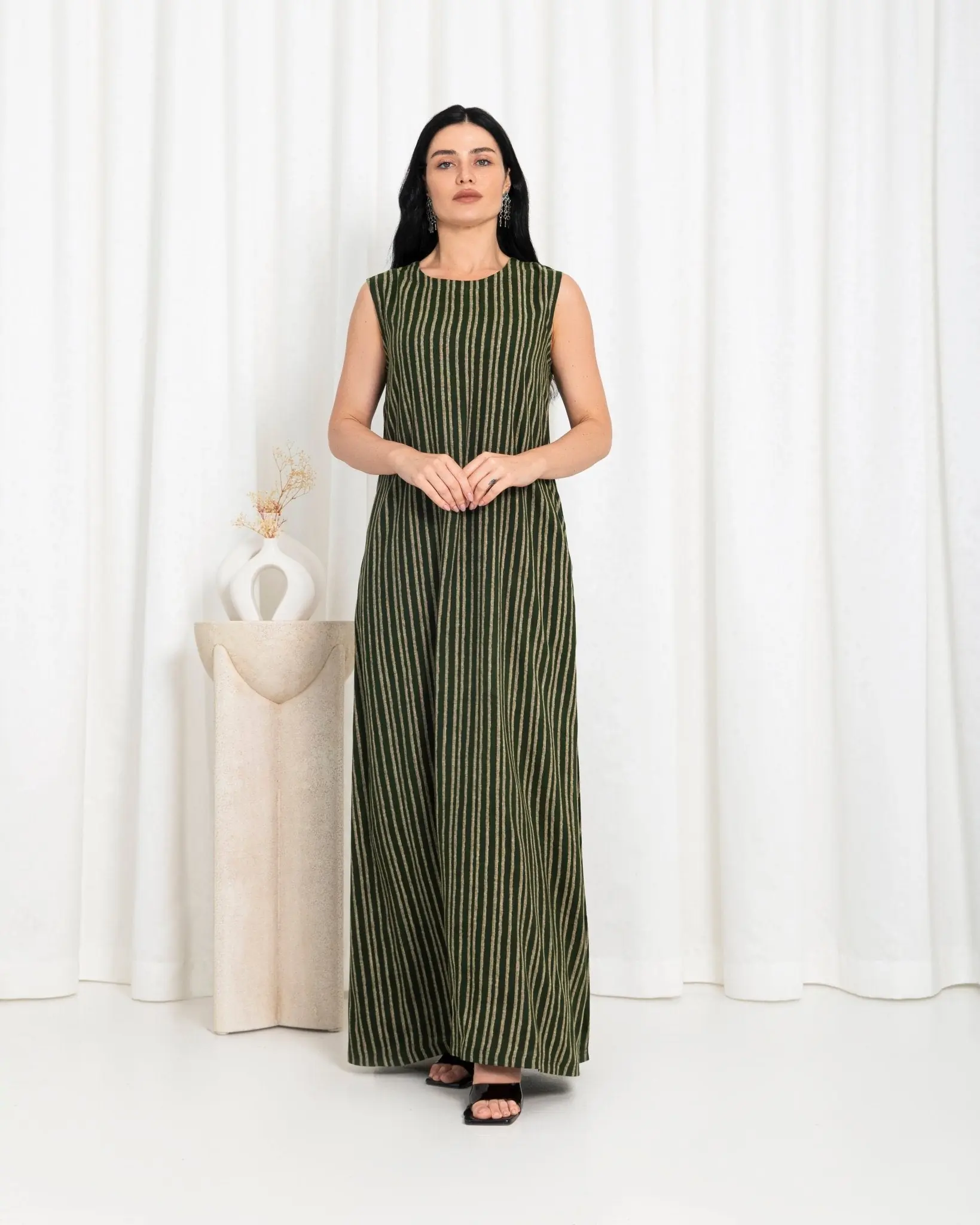 Green Stripe Dress, photo 2