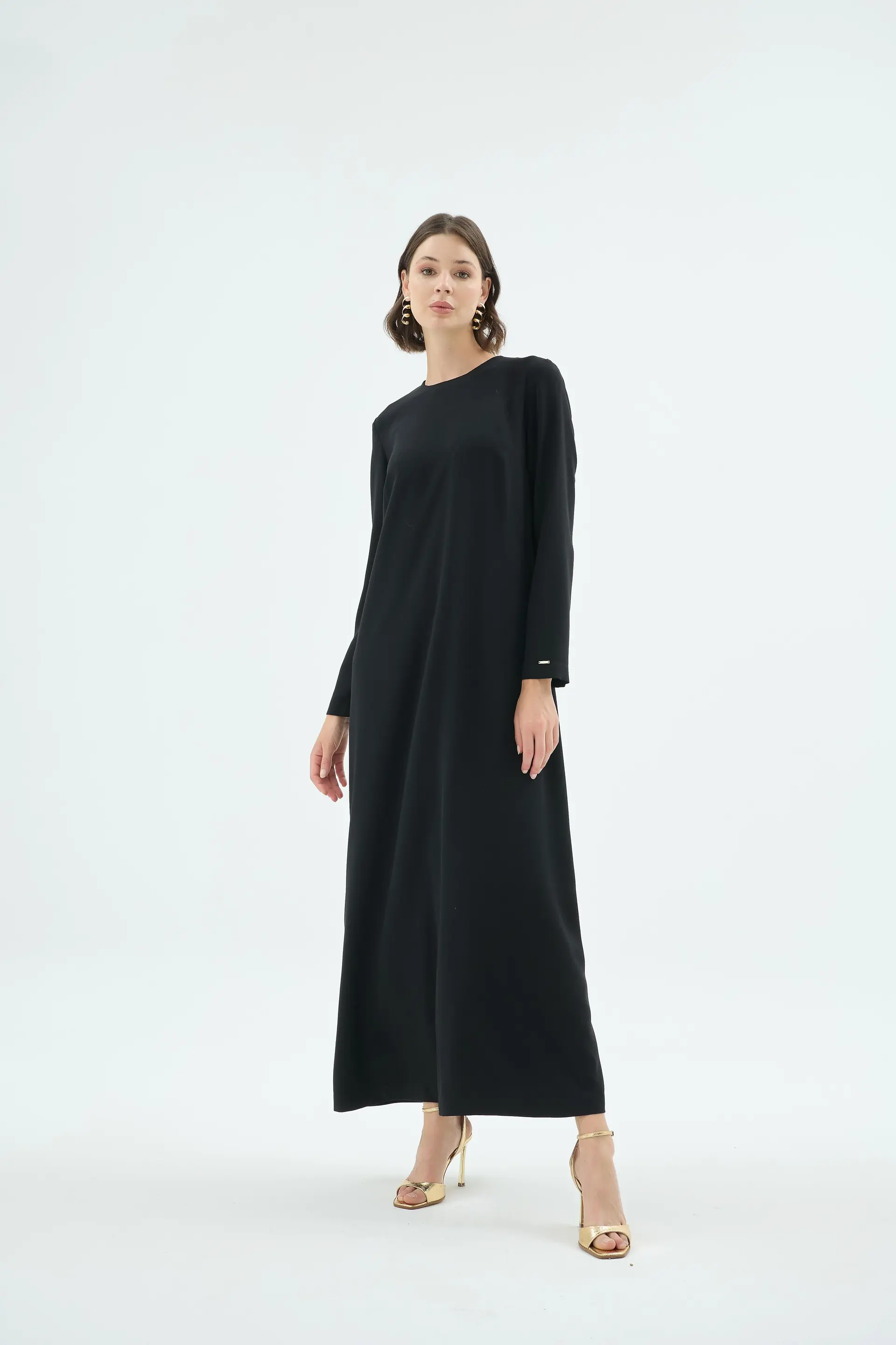 Karla Minimal Maxi Dress – Black, photo 2