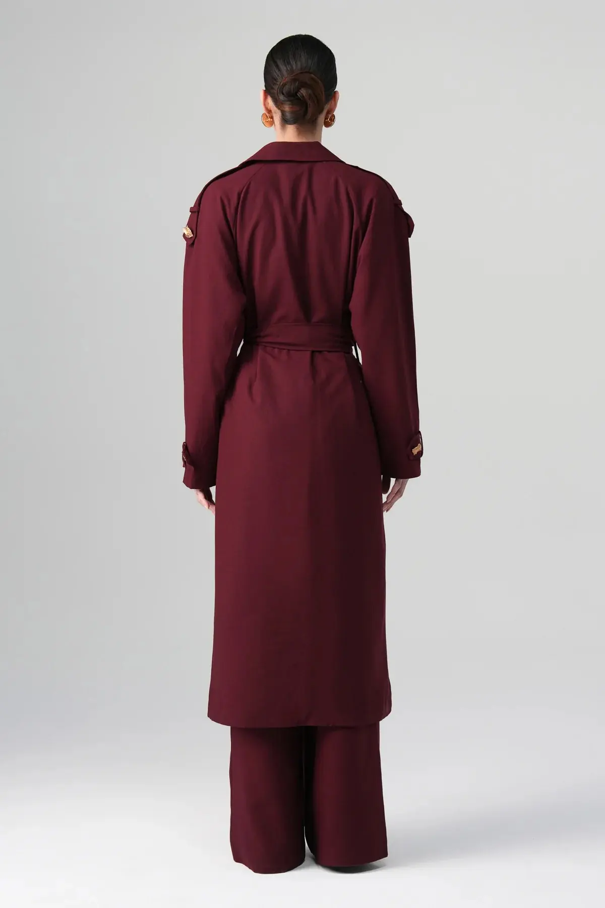 Lorin Long Jacket & Trousers Set – Bordeaux, photo 5
